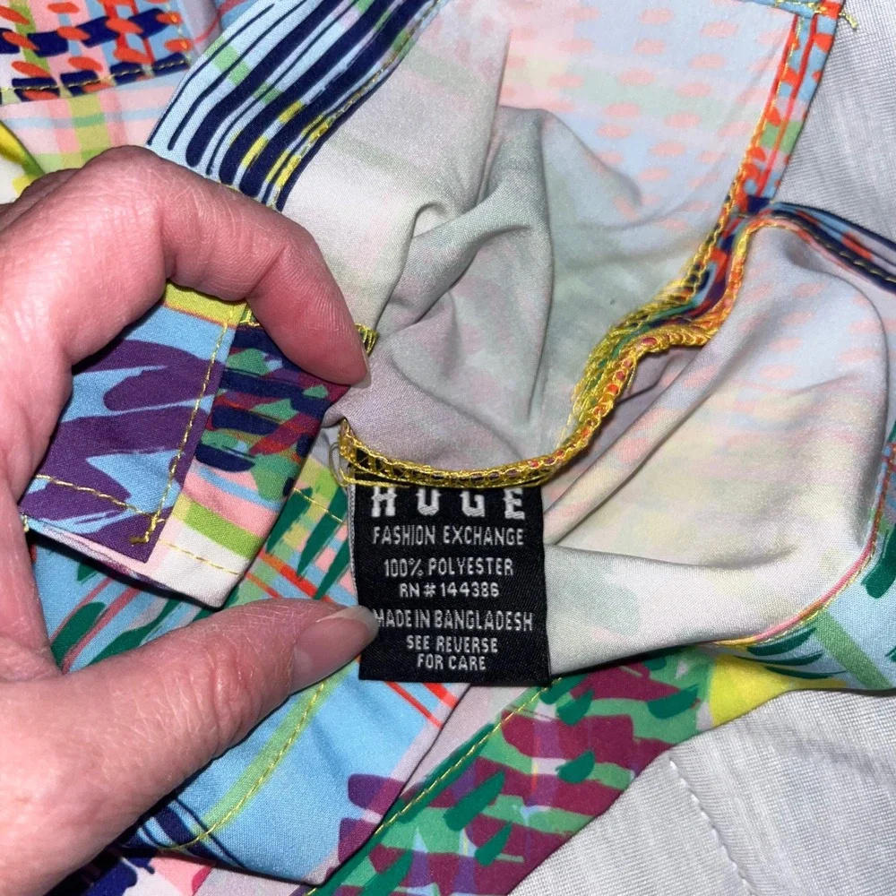 HUGE Fashion Exchange‎ Colorful Print Swim Truks and Shirt Boys sz 4